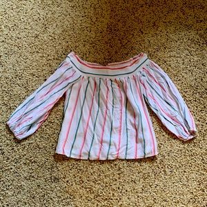 Abercrombie & Fitch off the shoulder top. New with tags!